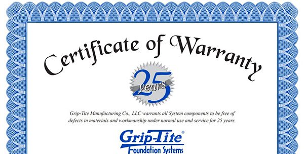 Grip Tite Warranty 1